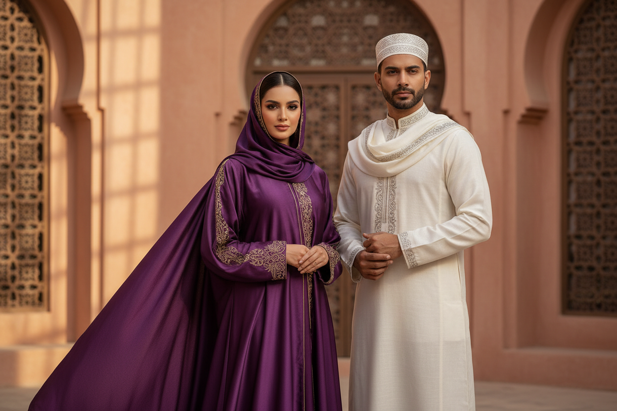 Jalabé homme et abaya pour femme