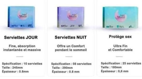 Serviettes JOUR – Angel Moon