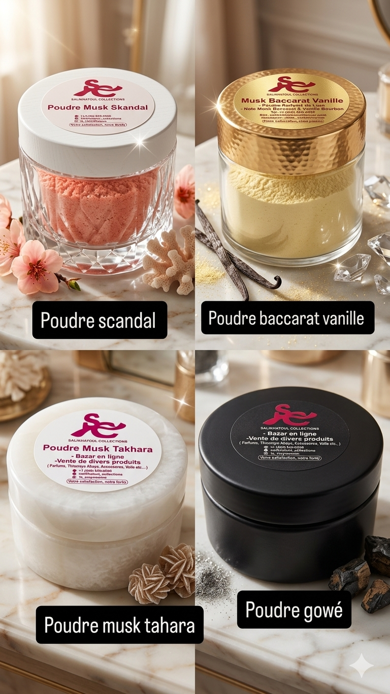 Collections de poudre parfumées