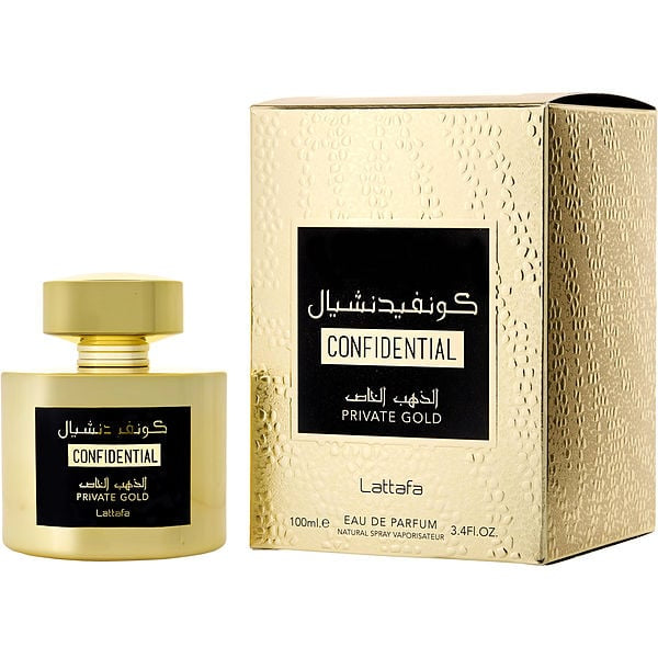 Confidential Private Gold by Lattafa Perfumes unisex