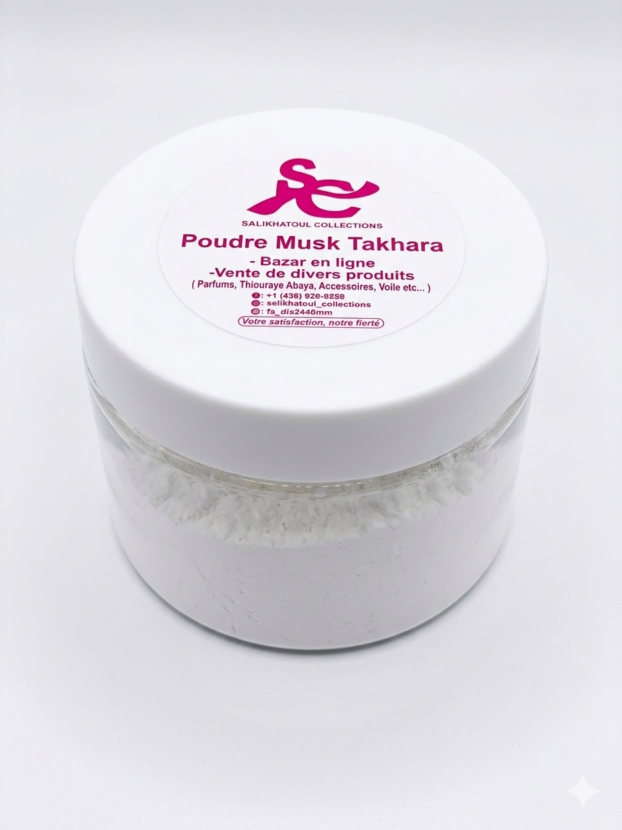 Poudre musk blanc