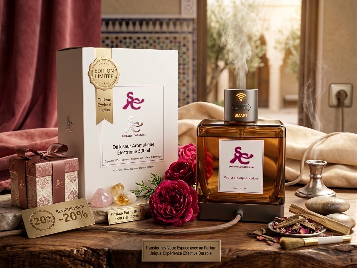 Diffuseur aromatique électrique – Oud Rose : Sillage Envoûtant 500ml