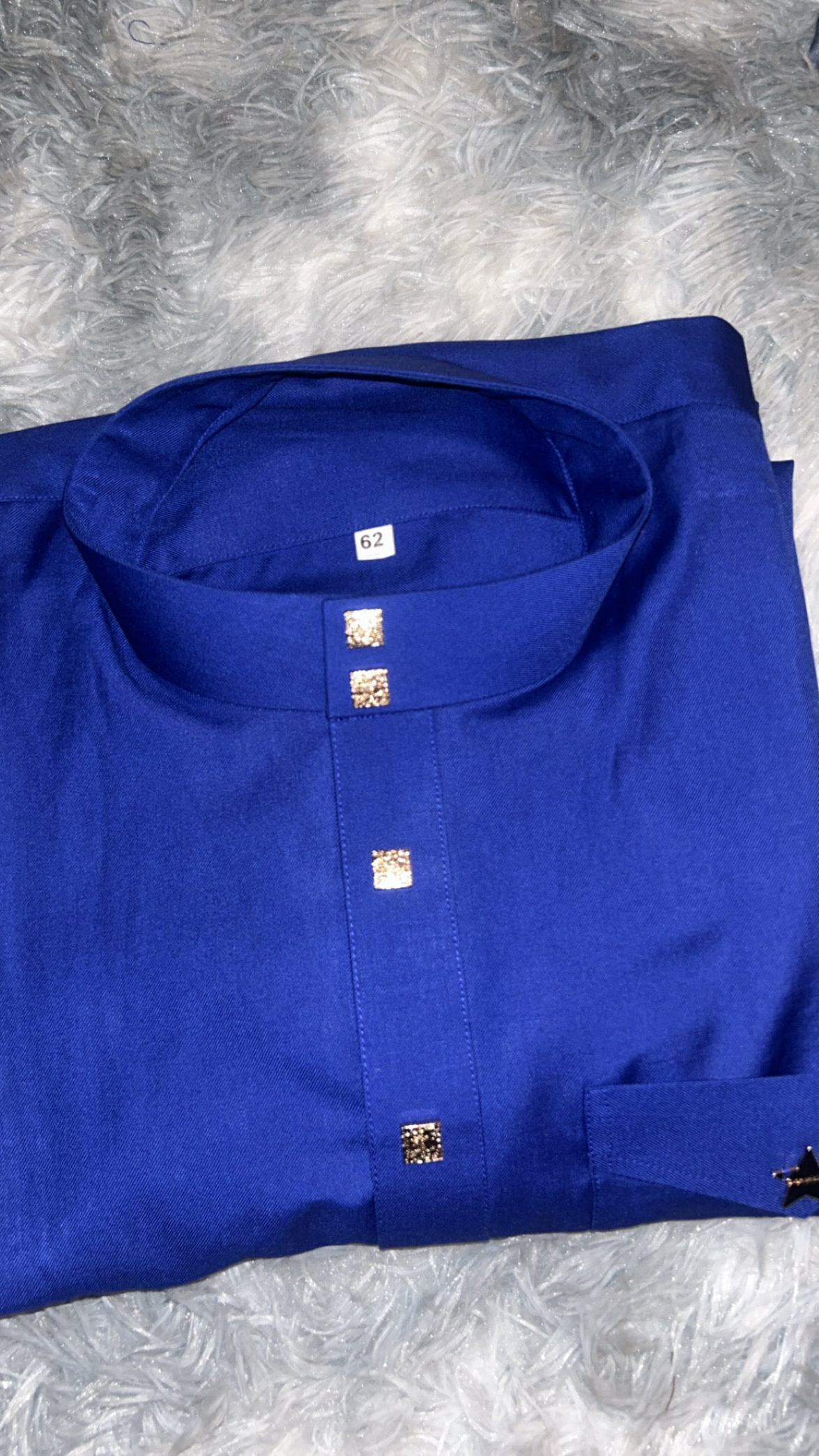 Jalabé Style Dubai Homme – Col Mao & Boutons Dorés