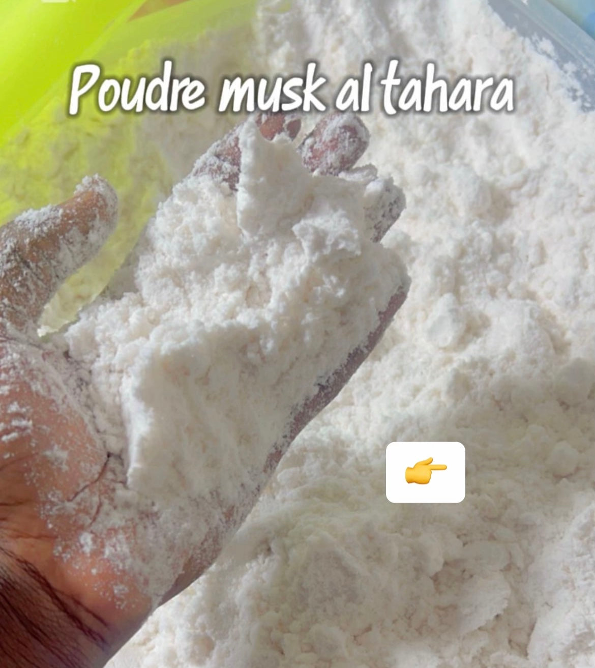 Poudre musk blanc